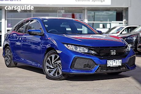 Blue 2019 Honda Civic Hatchback VTI