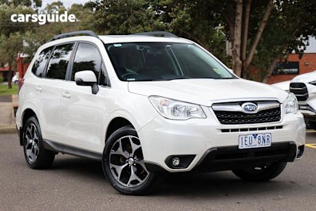 White 2015 Subaru Forester Wagon 2.5I-S 4WD