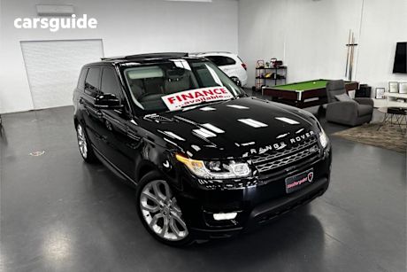 Black 2017 Land Rover Range Rover Sport Wagon 3.0 TDV6 SE