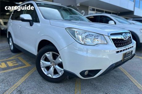 White 2014 Subaru Forester Wagon 2.5I-L
