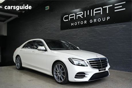 White 2018 Mercedes-Benz S450 Saloon L