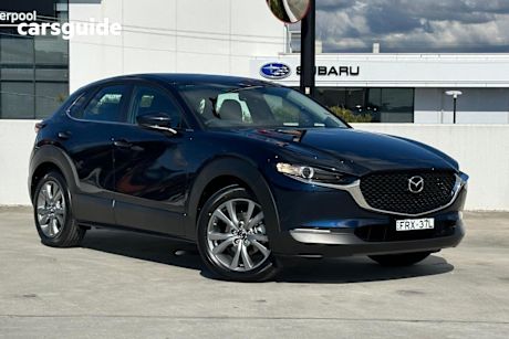 Blue 2025 Mazda CX-30 Wagon G20 Evolve (fwd)