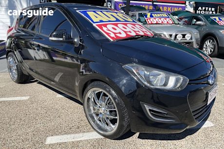 Black 2014 Hyundai I20 Hatchback Active
