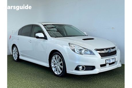 White 2013 Subaru Liberty Sedan GT PREMIUM 4WD