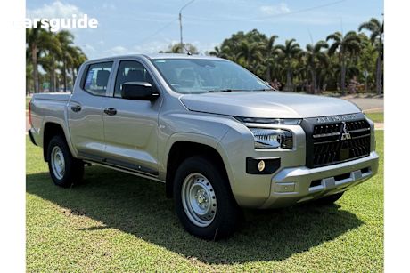 Silver 2024 Mitsubishi Triton Double Cab Pick Up GLX (4X4)