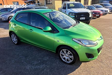 Green 2012 Mazda 2 Hatchback NEO