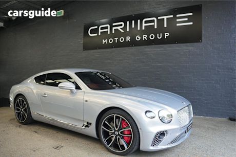 Silver 2018 Bentley Continental Coupe GT