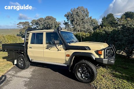 Beige 2025 Toyota Landcruiser 70 Series Ute Tray LC79 GXL + DIFF LOCKS