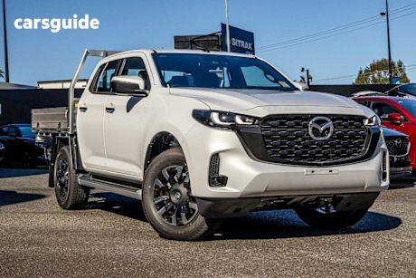 White 2024 Mazda BT-50 Dual Cab Chassis GT (4X4)