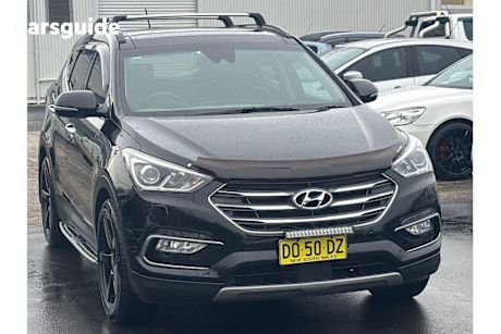 Black 2016 Hyundai Santa FE Wagon Highlander Crdi (4X4)