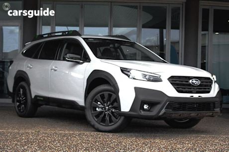 White 2024 Subaru Outback Wagon AWD SPORT 4WD