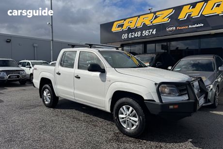 White 2018 Volkswagen Amarok Dual Cab Utility Tdi420 Core Edition (4X4)