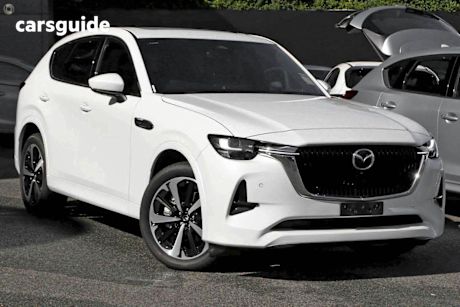 White 2025 Mazda CX-60 Wagon G40E Azami Hybrid