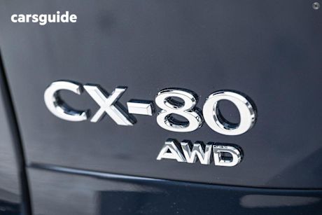 Blue 2025 Mazda CX-80 Wagon G40E Pure