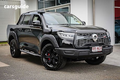 Black 2025 GWM Cannon Dual Cab Utility XSR (4X4)