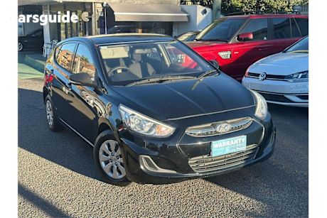 Black 2015 Hyundai Accent Hatchback Active