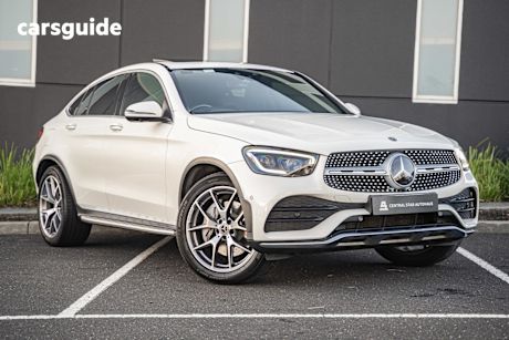 White 2019 Mercedes-Benz GLC300 Coupe 4Matic