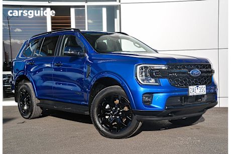 Blue 2024 Ford Everest Wagon Sport (rwd)