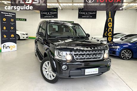 Black 2015 Land Rover Discovery 4 Wagon 3.0 TDV6