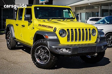 Yellow 2023 Jeep Gladiator Dual Cab Utility Rubicon (4X4)