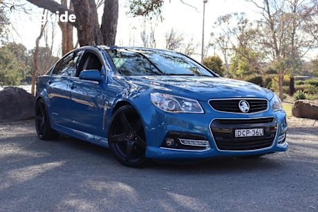 Blue 2015 Holden Commodore Sedan SV6 Storm
