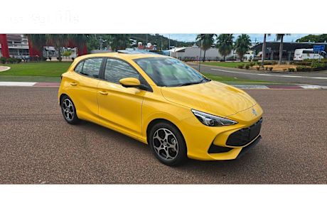 Yellow 2025 MG MG3 Hatchback Essence