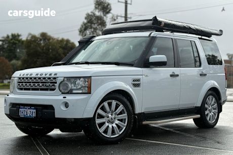 White 2012 Land Rover Discovery 4 Wagon Series 4 SDV6 HSE Wagon 7st 5dr CommandShift 6sp 4x4 3.0DTT