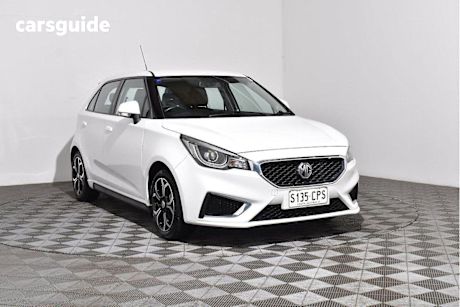 White 2021 MG MG3 Hatchback Excite (with Navigation)