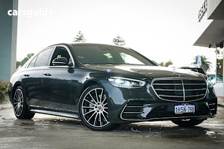 Grey 2021 Mercedes-Benz S450 Saloon 4Matic (hybrid)