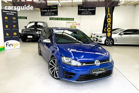 Blue 2015 Volkswagen Golf Hatchback R
