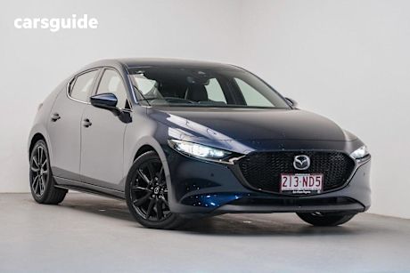 Blue 2021 Mazda 3 Hatchback X20 Astina M Hybrid