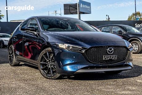 Blue 2025 Mazda 3 Hatchback G25 Evolve SP Vision