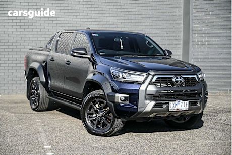 Blue 2022 Toyota Hilux Double Cab Pick Up Rogue (4X4)