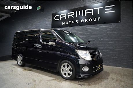 Black 2008 Nissan Elgrand Wagon