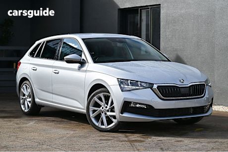 White 2023 Skoda Scala Hatchback Ambition 85TSI