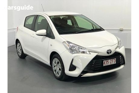 White 2017 Toyota Yaris Hatchback Ascent