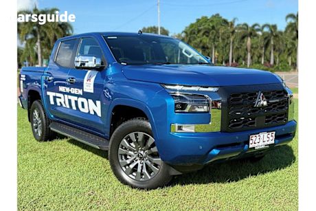 Blue 2024 Mitsubishi Triton Double Cab Pick Up GLS (4X4)