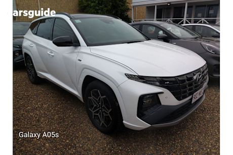 White 2023 Hyundai Tucson Wagon Highlander (awd)
