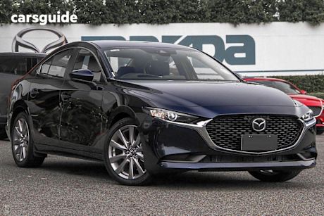 Blue 2025 Mazda Mazda3 Sedan G20 EVOLVE F