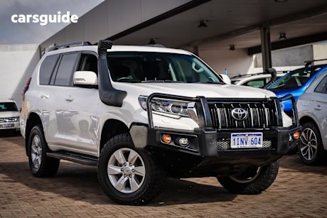 White 2020 Toyota Landcruiser Prado Wagon GXL (4X4)