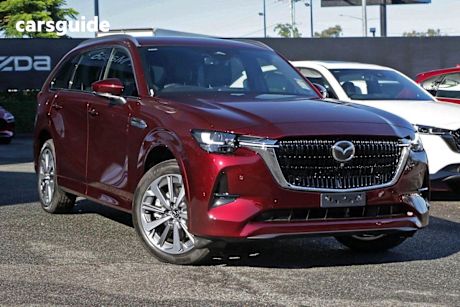 Red 2025 Mazda CX-80 Wagon P50E Azami