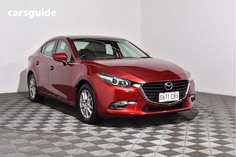 Red 2019 Mazda 3 Sedan G20 Touring