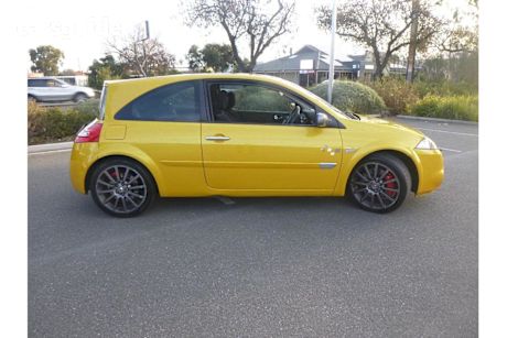 Yellow 2007 Renault Megane Hatchback RS F1 Team R26