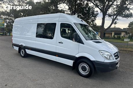 White 2012 Mercedes-Benz Sprinter Commercial 316CDI High Roof LWB 7G-Tronic