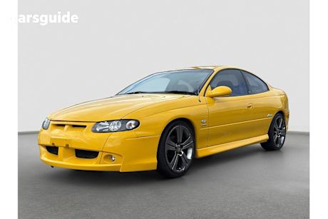 Yellow 2002 Holden Monaro Coupe CV8 R