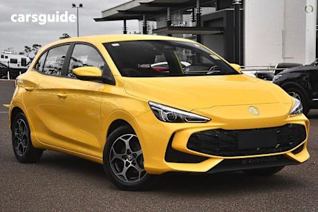Yellow 2025 MG MG3 Hatch EXCITE F