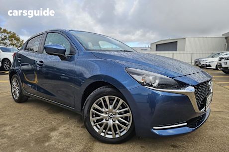 Blue 2020 Mazda 2 Hatchback G15 Evolve