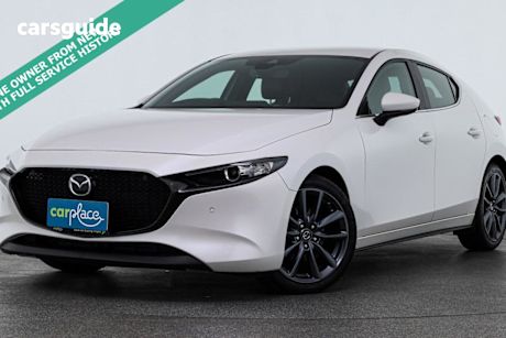 White 2019 Mazda 3 Hatchback G25 GT