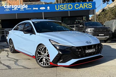 Blue 2022 Hyundai I30 Sedan N Premium With Sunroof
