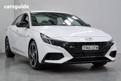 White 2022 Hyundai I30 Sedan N Line